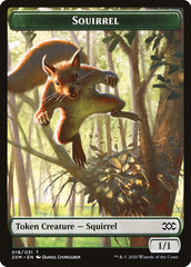 Demon // Squirrel Double-Sided Token [Double Masters Tokens] | Card Merchant Takapuna