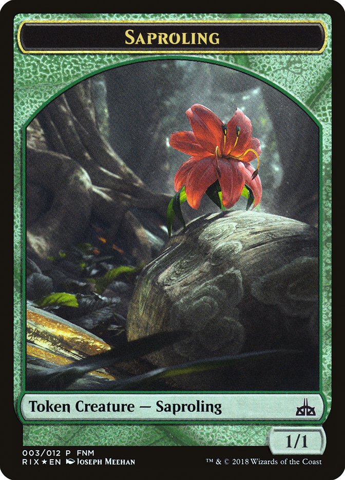 Illusion // Saproling Double-Sided Token [Friday Night Magic 2018] | Card Merchant Takapuna