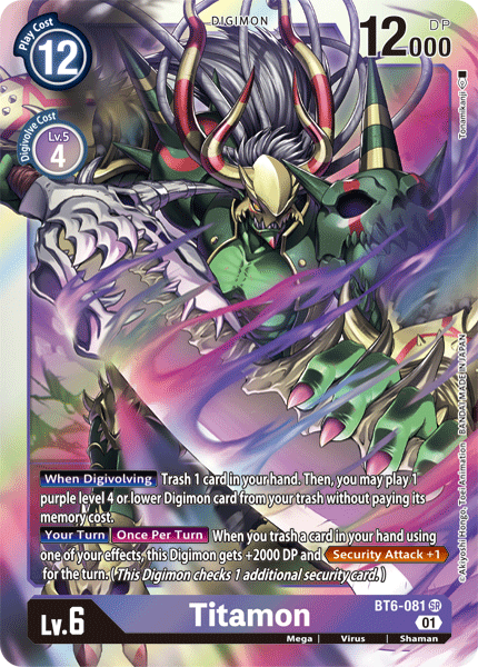 Titamon [BT6-081] [Double Diamond] | Card Merchant Takapuna