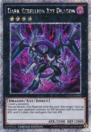 Dark Rebellion Xyz Dragon [CT12-EN002] Secret Rare | Card Merchant Takapuna