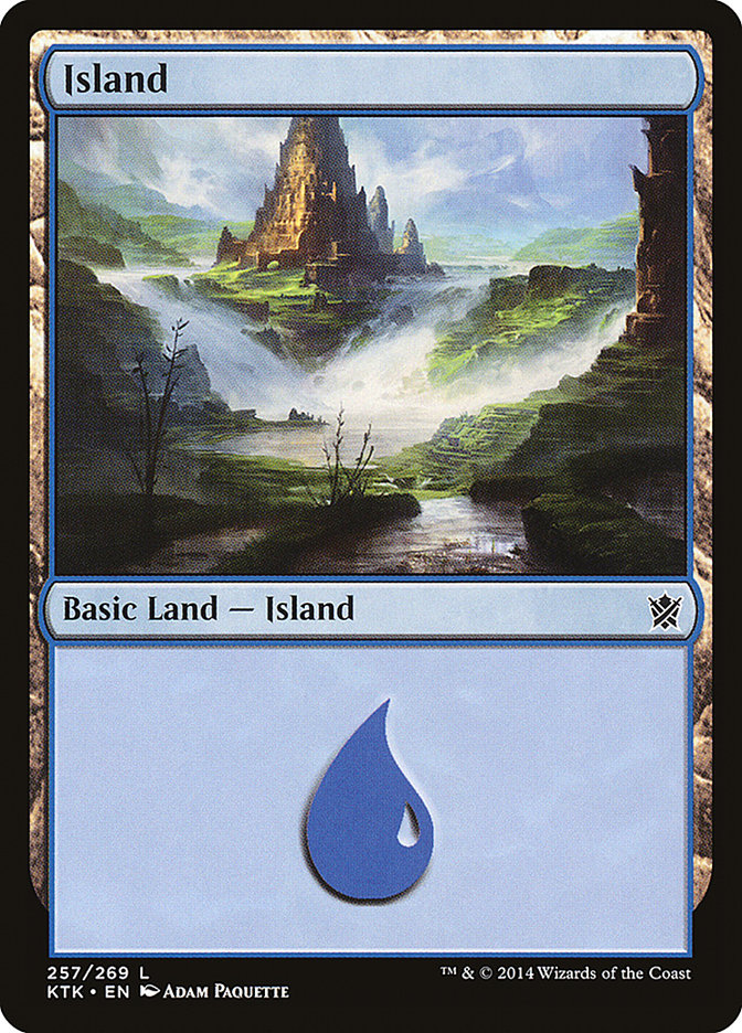 Island (257) [Khans of Tarkir] | Card Merchant Takapuna