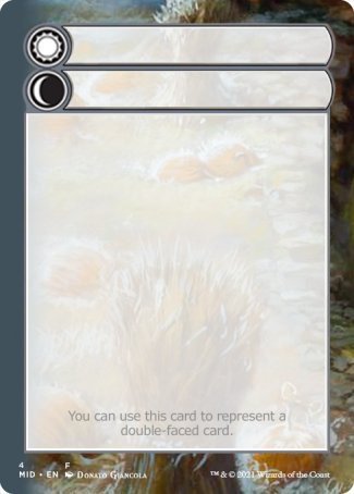 Helper Card (4/9) [Innistrad: Midnight Hunt Tokens] | Card Merchant Takapuna