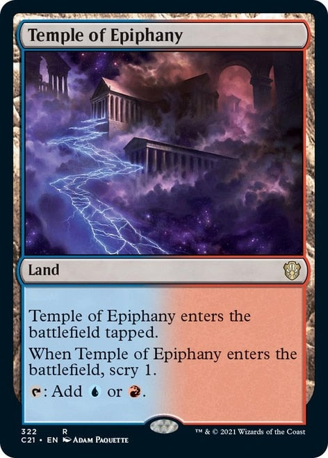 Temple of Epiphany [Commander 2021] | Card Merchant Takapuna