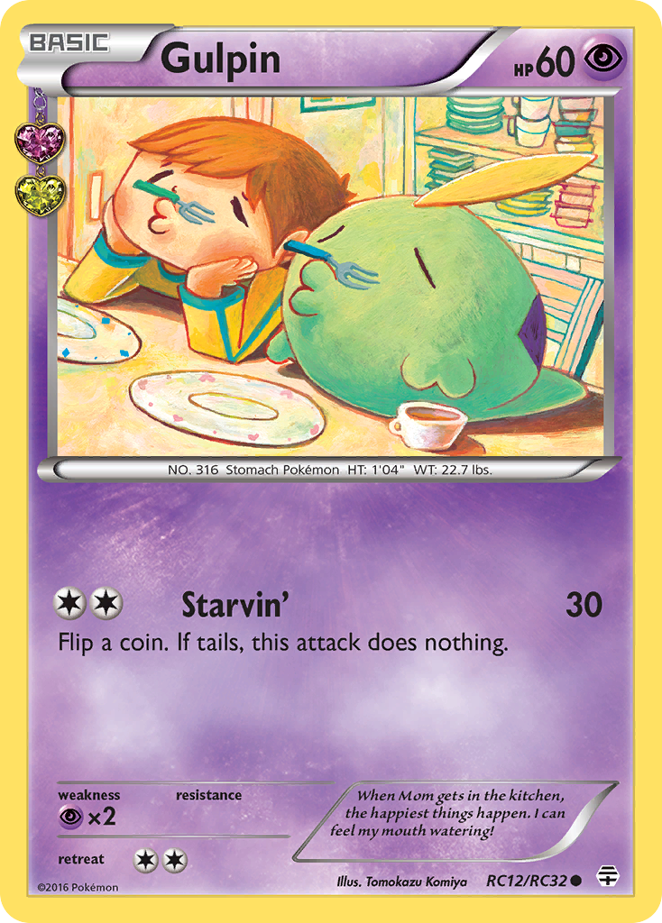 Gulpin (RC12/RC32) [XY: Generations] | Card Merchant Takapuna