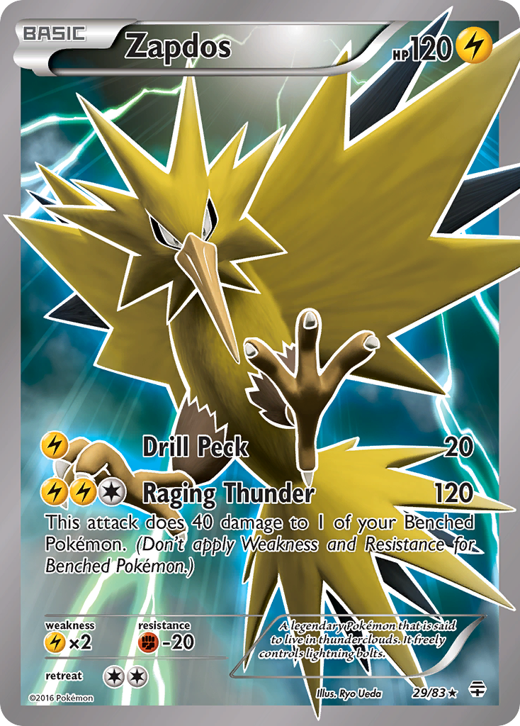 Zapdos (29/83) [XY: Generations] | Card Merchant Takapuna