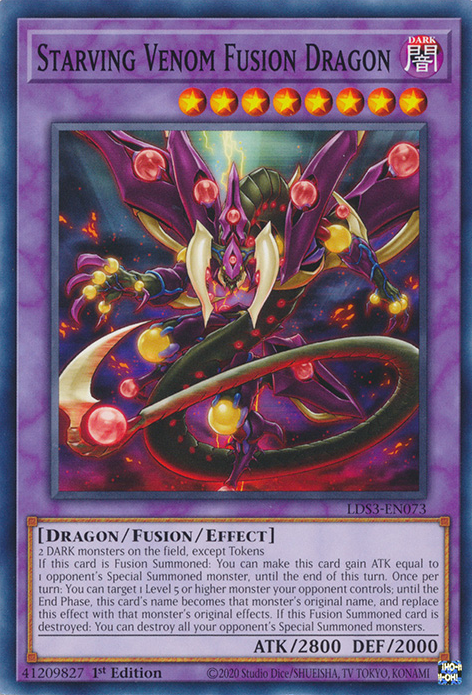 Starving Venom Fusion Dragon [LDS3-EN073] Common | Card Merchant Takapuna