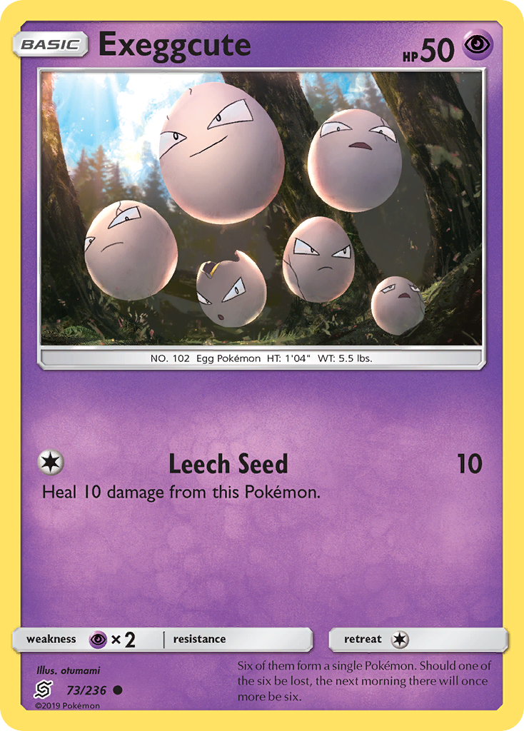 Exeggcute (73/236) [Sun & Moon: Unified Minds] | Card Merchant Takapuna