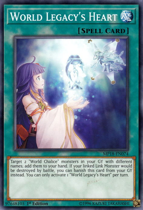 World Legacy's Heart [MP18-EN074] Common | Card Merchant Takapuna