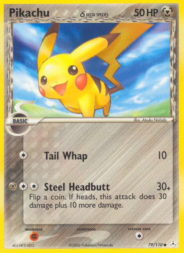 Pikachu (79/110) (Delta Species) [EX: Holon Phantoms] | Card Merchant Takapuna