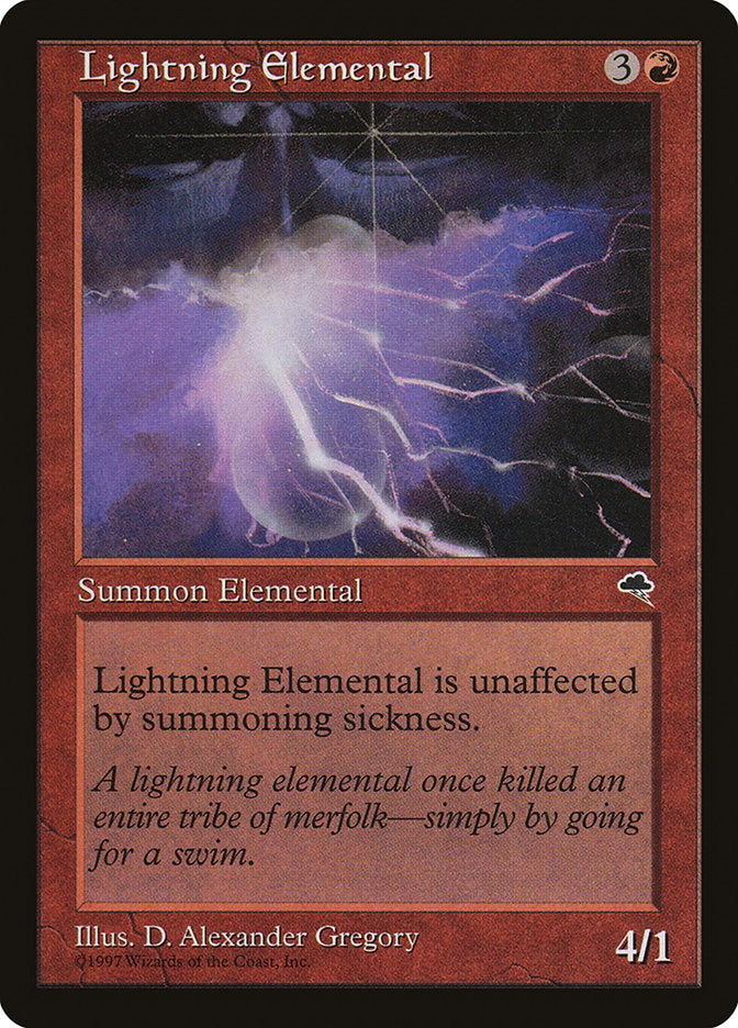 Lightning Elemental [Tempest] | Card Merchant Takapuna