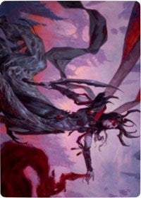 Drana, the Last Bloodchief Art Card [Zendikar Rising Art Series] | Card Merchant Takapuna