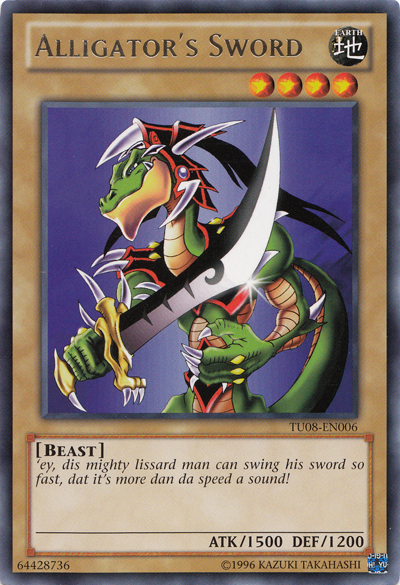 Alligator's Sword [TU08-EN006] Rare | Card Merchant Takapuna