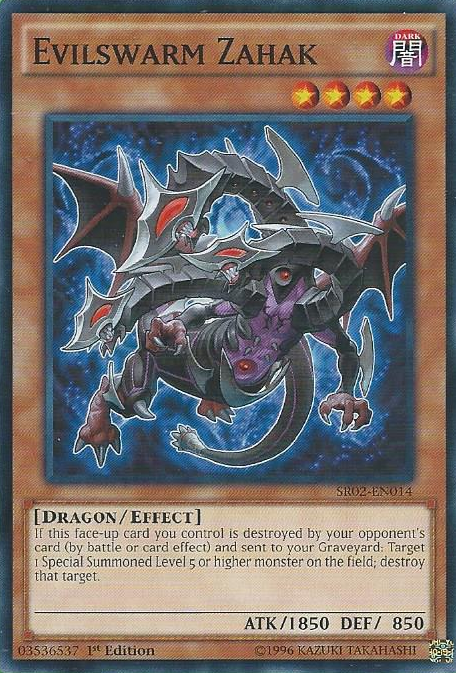 Evilswarm Zahak [SR02-EN014] Common | Card Merchant Takapuna