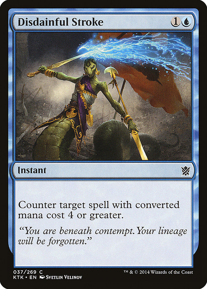 Disdainful Stroke [Khans of Tarkir] | Card Merchant Takapuna