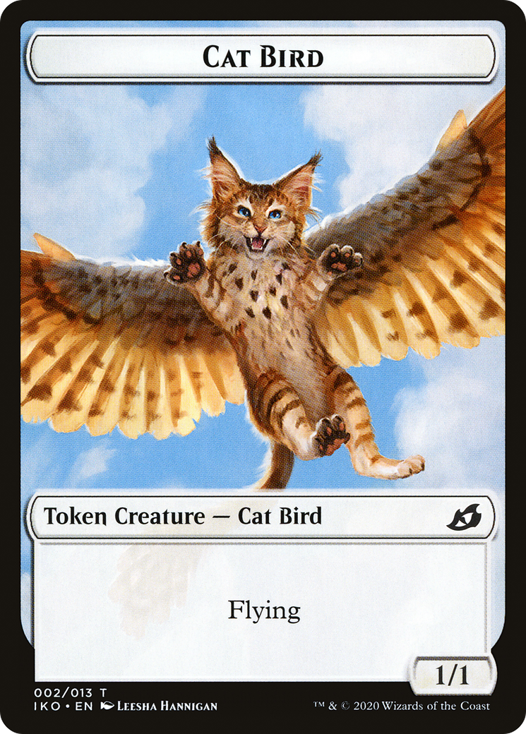 Cat Bird // Thopter Double-Sided Token [Starter Commander Decks] | Card Merchant Takapuna