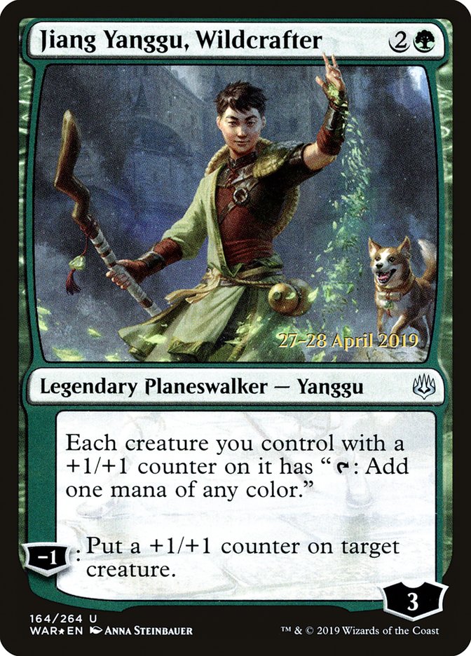 Jiang Yanggu, Wildcrafter [War of the Spark Prerelease Promos] | Card Merchant Takapuna