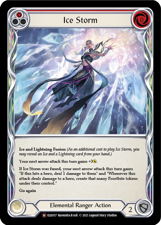 Ice Storm [U-ELE037] (Tales of Aria Unlimited)  Unlimited Normal | Card Merchant Takapuna