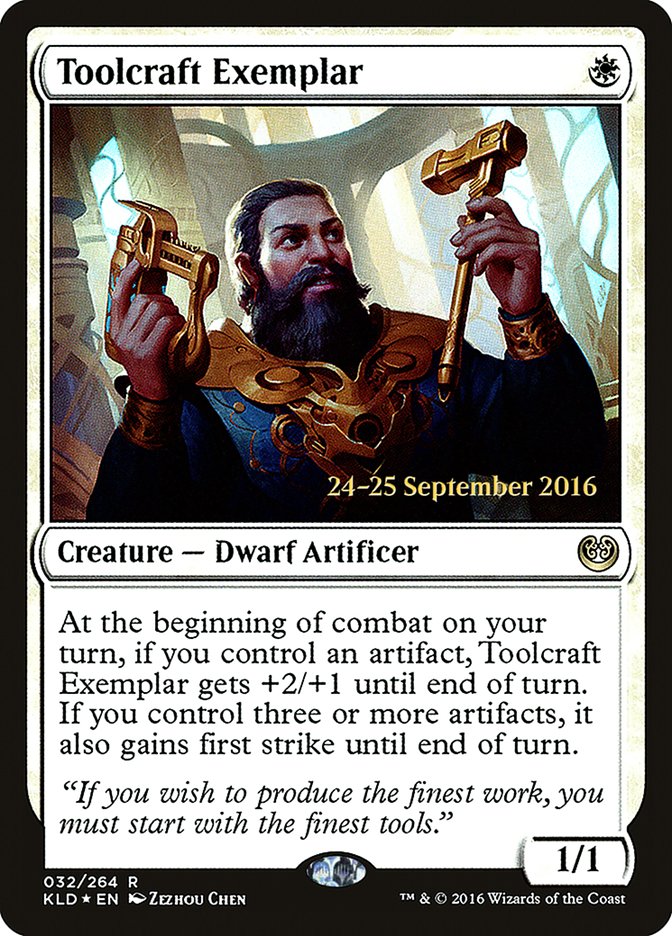 Toolcraft Exemplar [Kaladesh Prerelease Promos] | Card Merchant Takapuna