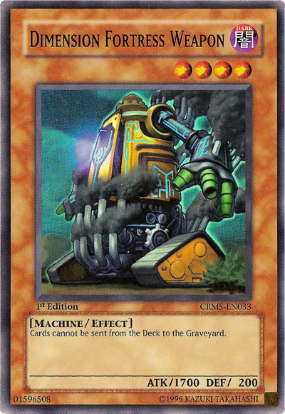 Dimension Fortress Weapon [CRMS-EN033] Super Rare | Card Merchant Takapuna