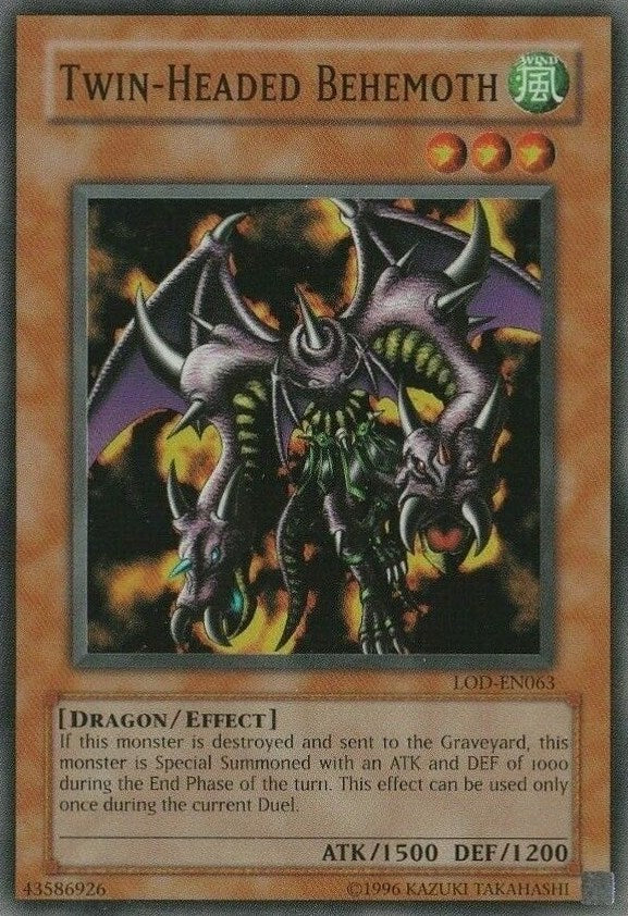 Twin-Headed Behemoth [LOD-EN063] Super Rare | Card Merchant Takapuna