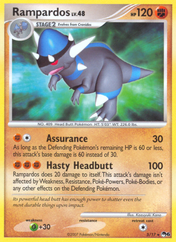 Rampardos (5/17) [POP Series 6] | Card Merchant Takapuna