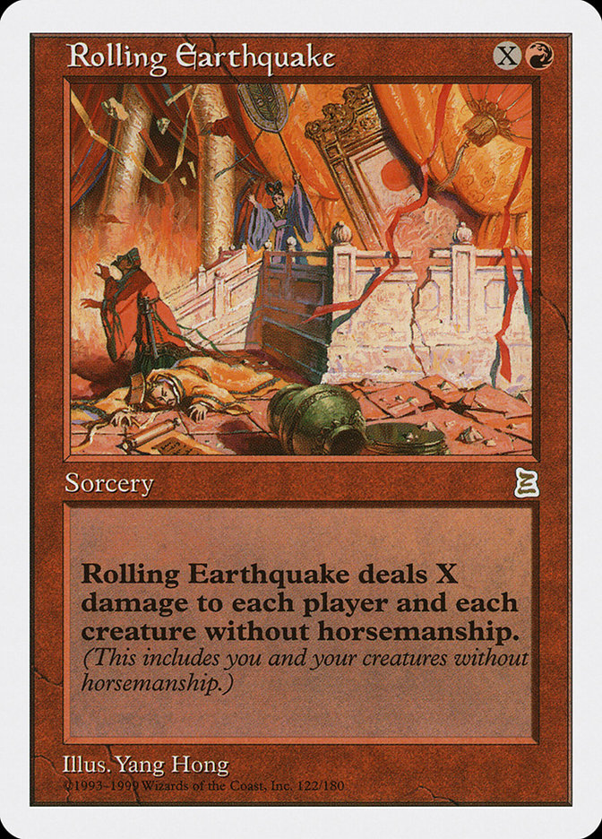 Rolling Earthquake [Portal Three Kingdoms] | Card Merchant Takapuna