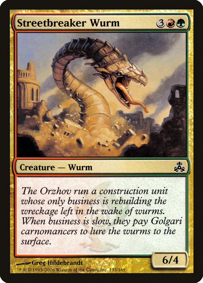 Streetbreaker Wurm [Guildpact] | Card Merchant Takapuna