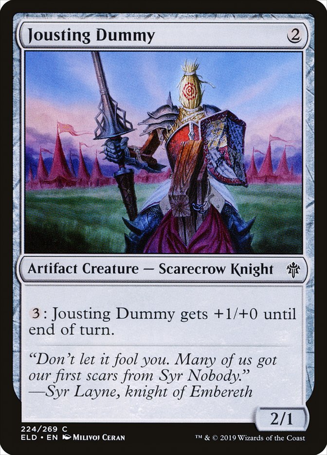 Jousting Dummy [Throne of Eldraine] | Card Merchant Takapuna