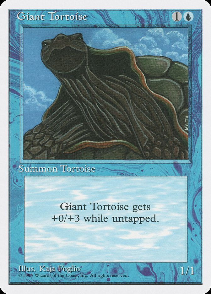 Giant Tortoise [Fourth Edition] | Card Merchant Takapuna