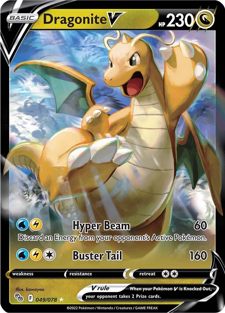 Dragonite V (049/078) [Pokémon GO] | Card Merchant Takapuna