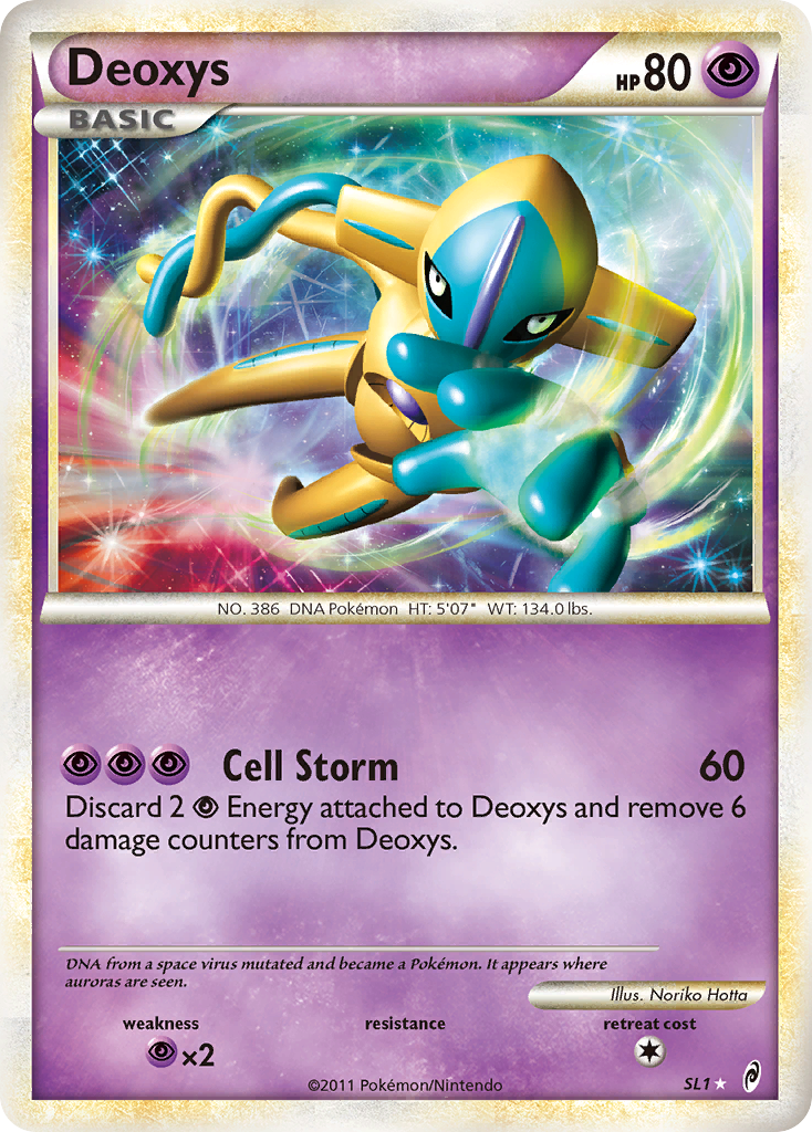 Deoxys (SL1) [HeartGold & SoulSilver: Call of Legends] | Card Merchant Takapuna