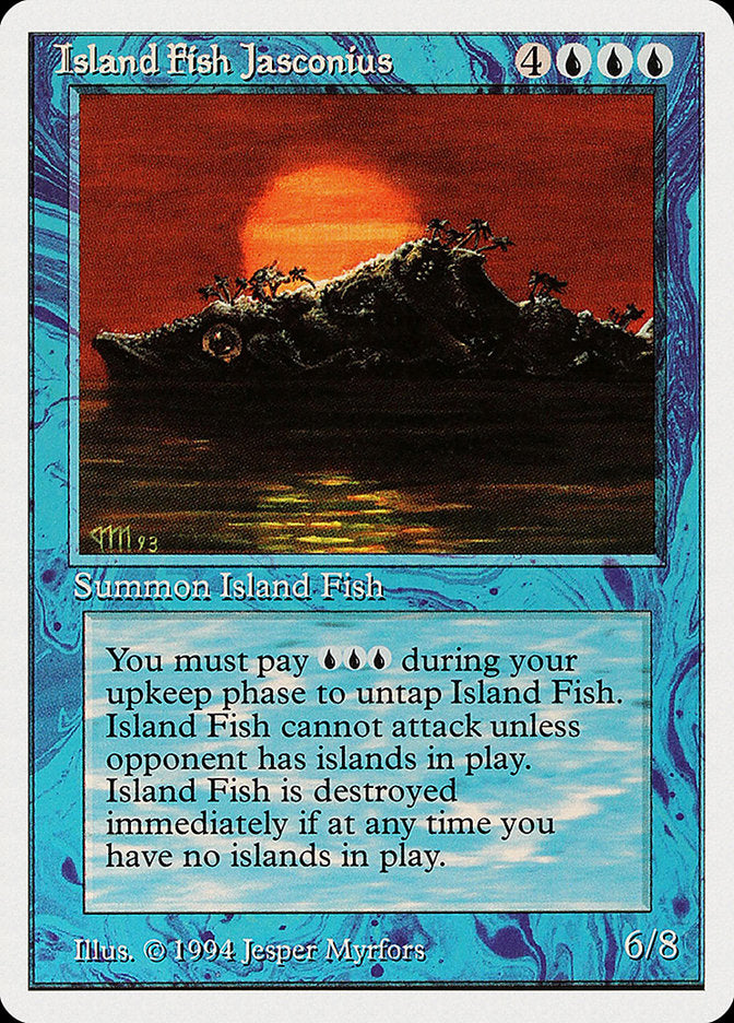 Island Fish Jasconius [Summer Magic / Edgar] | Card Merchant Takapuna