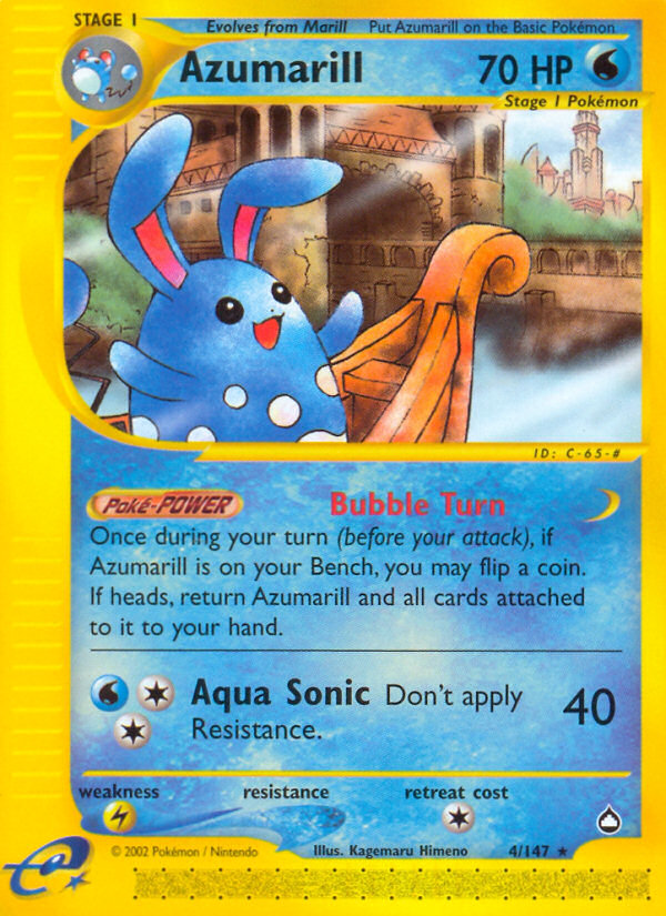 Azumarill (4/147) [Aquapolis] | Card Merchant Takapuna