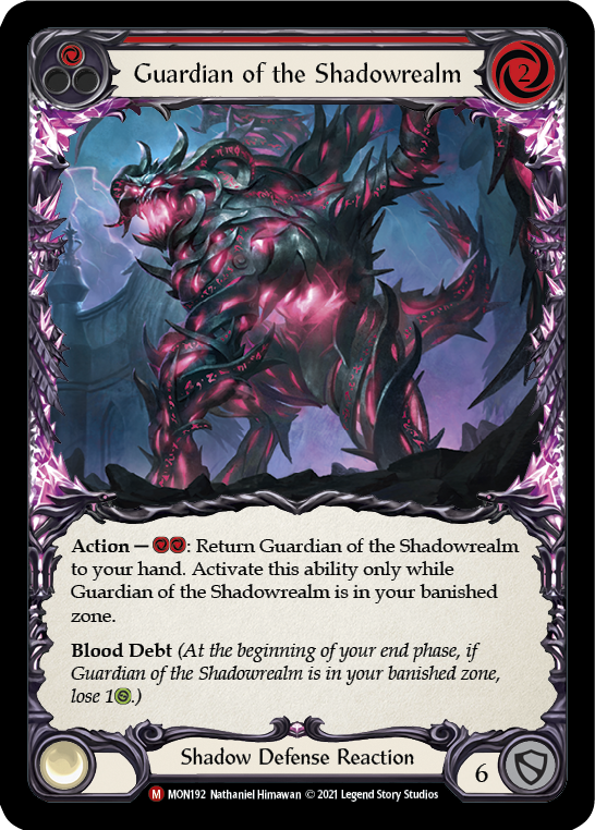 Guardian of the Shadowrealm [MON192] (Monarch)  1st Edition Normal | Card Merchant Takapuna