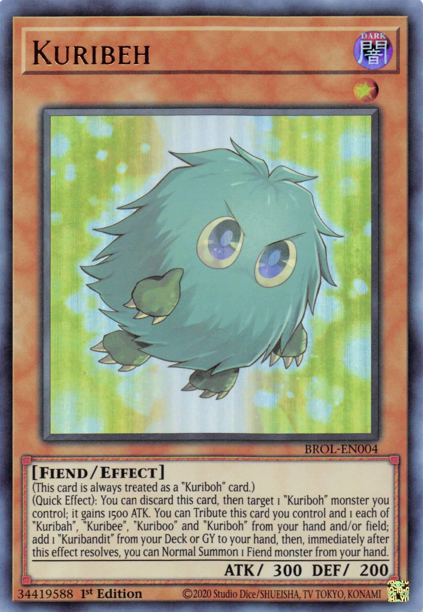 Kuribeh [BROL-EN004] Ultra Rare | Card Merchant Takapuna