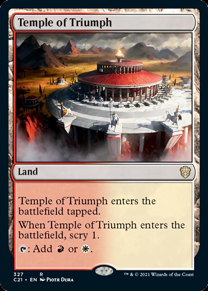 Temple of Triumph [Commander 2021] | Card Merchant Takapuna