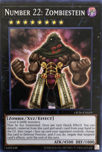 Number 22: Zombiestein [OP20-EN019] Common | Card Merchant Takapuna