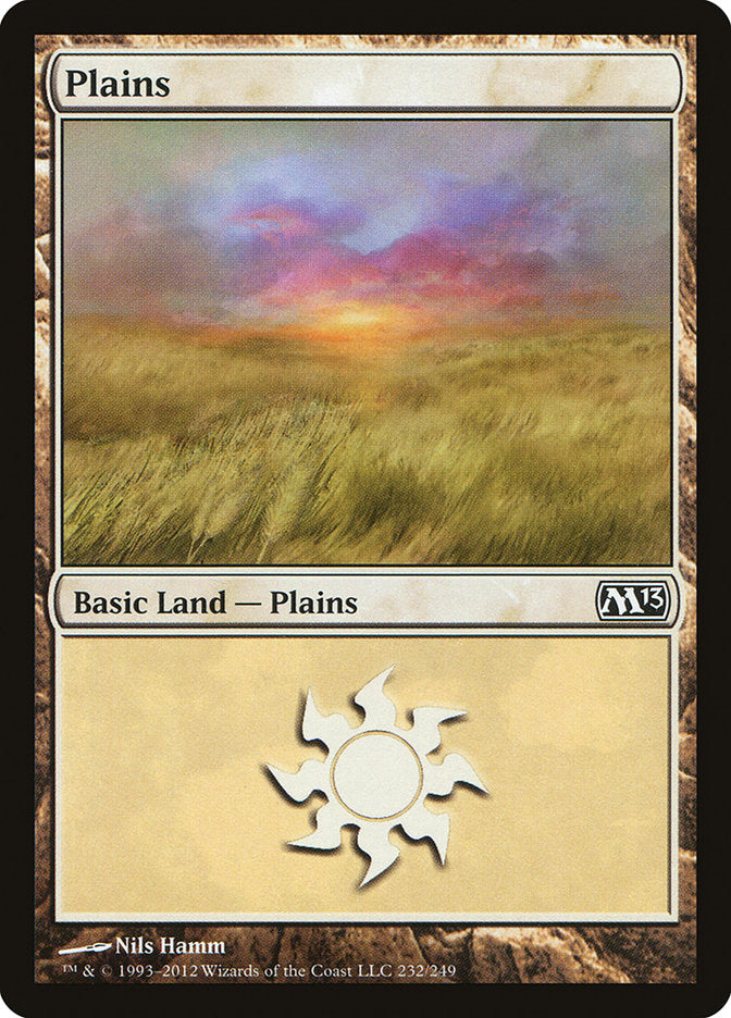 Plains (232) [Magic 2013] | Card Merchant Takapuna