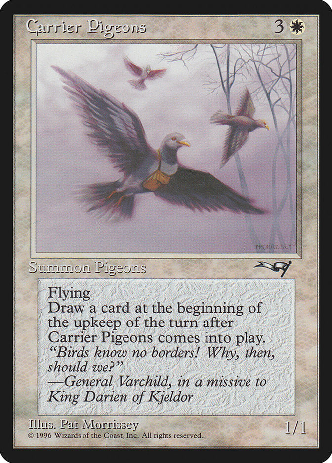 Carrier Pigeons (Flying Art) [Alliances] | Card Merchant Takapuna