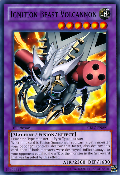 Ignition Beast Volcannon [CBLZ-EN091] Common | Card Merchant Takapuna