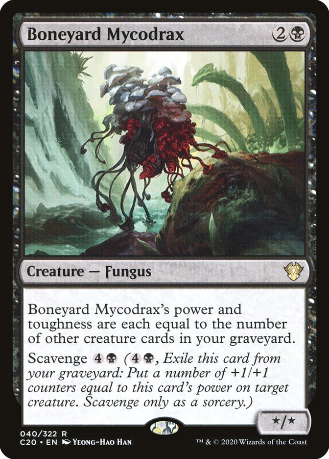 Boneyard Mycodrax [Commander 2020] | Card Merchant Takapuna