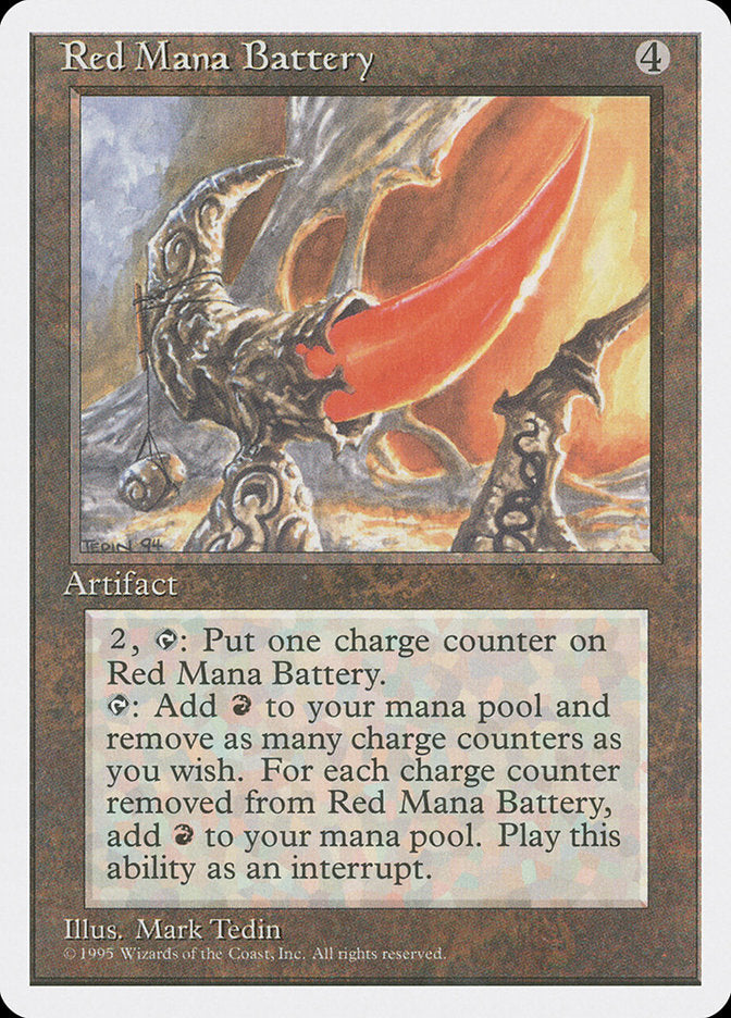 Red Mana Battery [Fourth Edition] | Card Merchant Takapuna