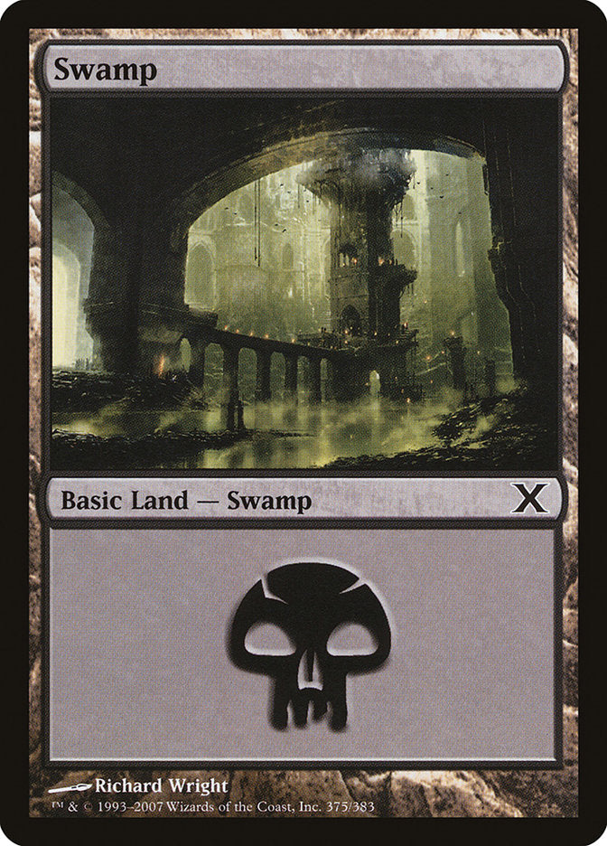 Swamp (375) [Tenth Edition] | Card Merchant Takapuna