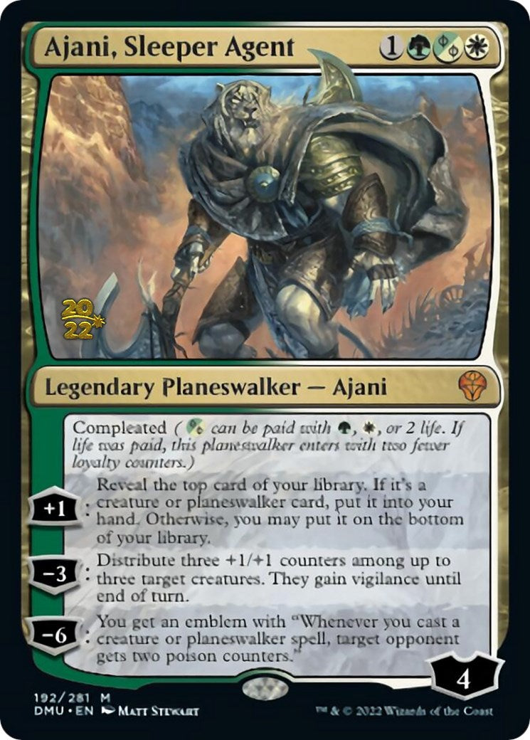 Ajani, Sleeper Agent [Dominaria United Prerelease Promos] | Card Merchant Takapuna