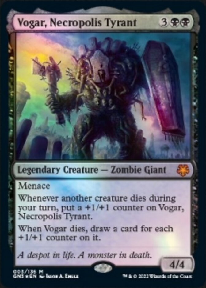 Vogar, Necropolis Tyrant [Game Night: Free-for-All] | Card Merchant Takapuna