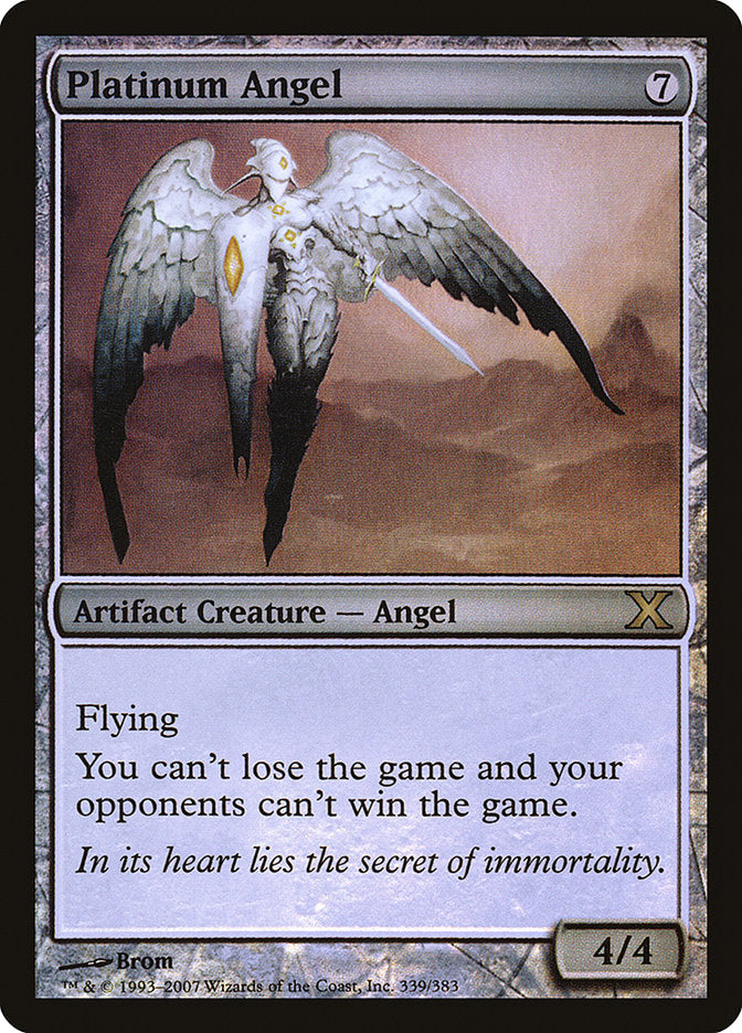 Platinum Angel (Premium Foil) [Tenth Edition] | Card Merchant Takapuna