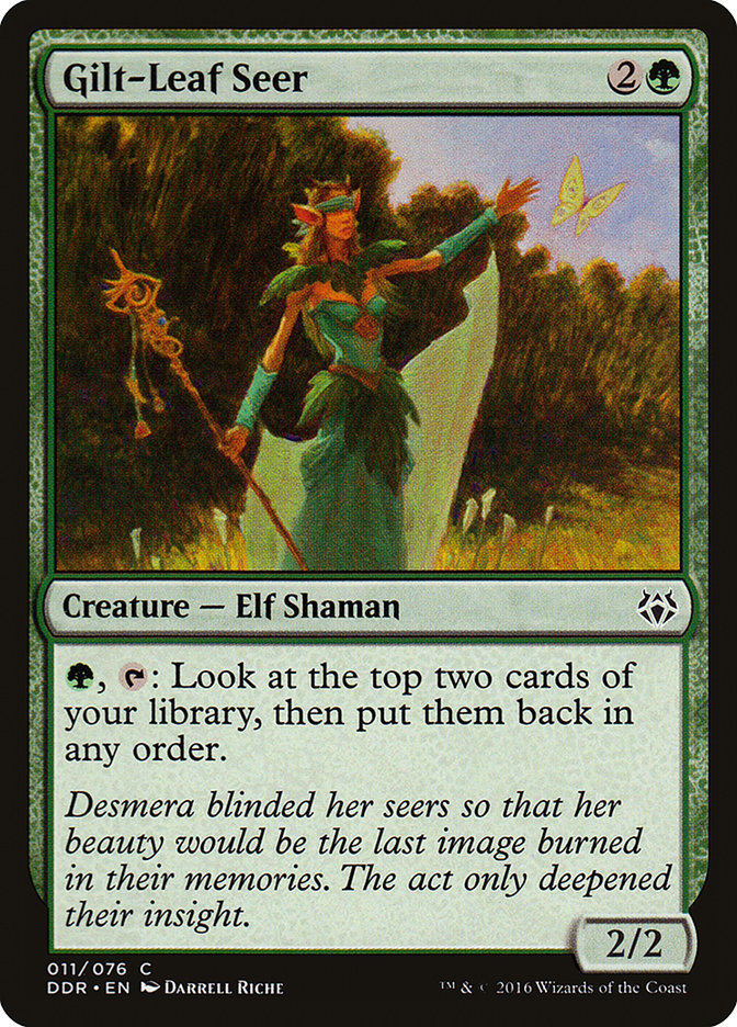 Gilt-Leaf Seer [Duel Decks: Nissa vs. Ob Nixilis] | Card Merchant Takapuna