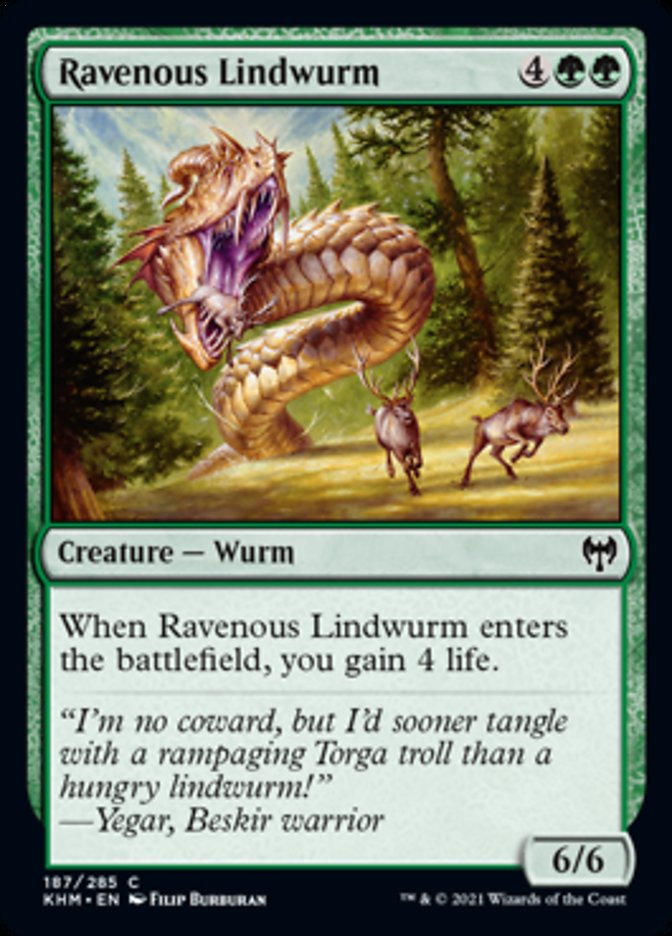 Ravenous Lindwurm [Kaldheim] | Card Merchant Takapuna