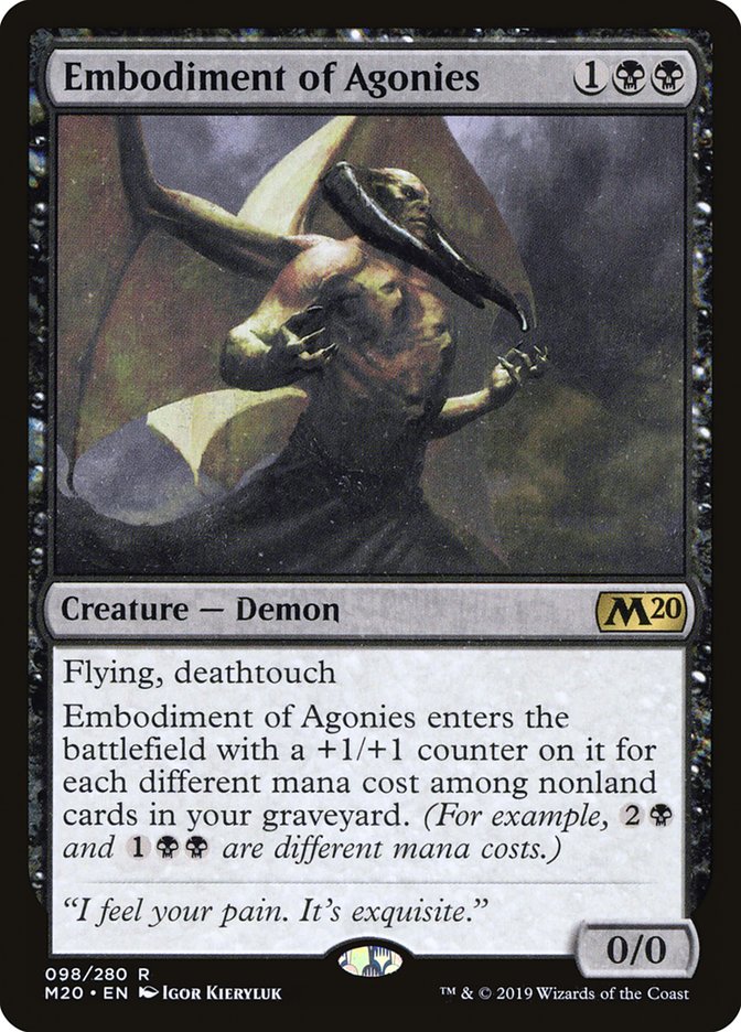 Embodiment of Agonies [Core Set 2020] | Card Merchant Takapuna