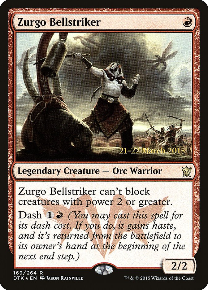 Zurgo Bellstriker [Dragons of Tarkir Prerelease Promos] | Card Merchant Takapuna